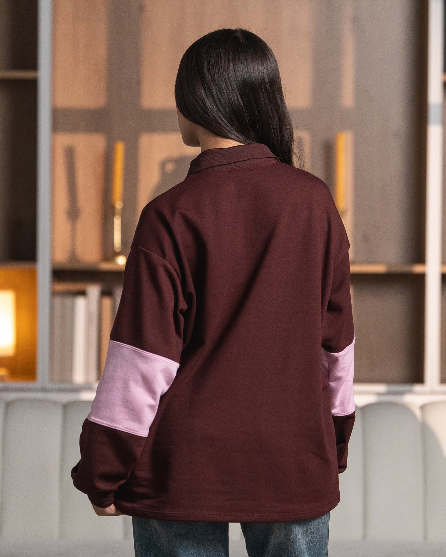 Soft heart Sweatshirt Pink