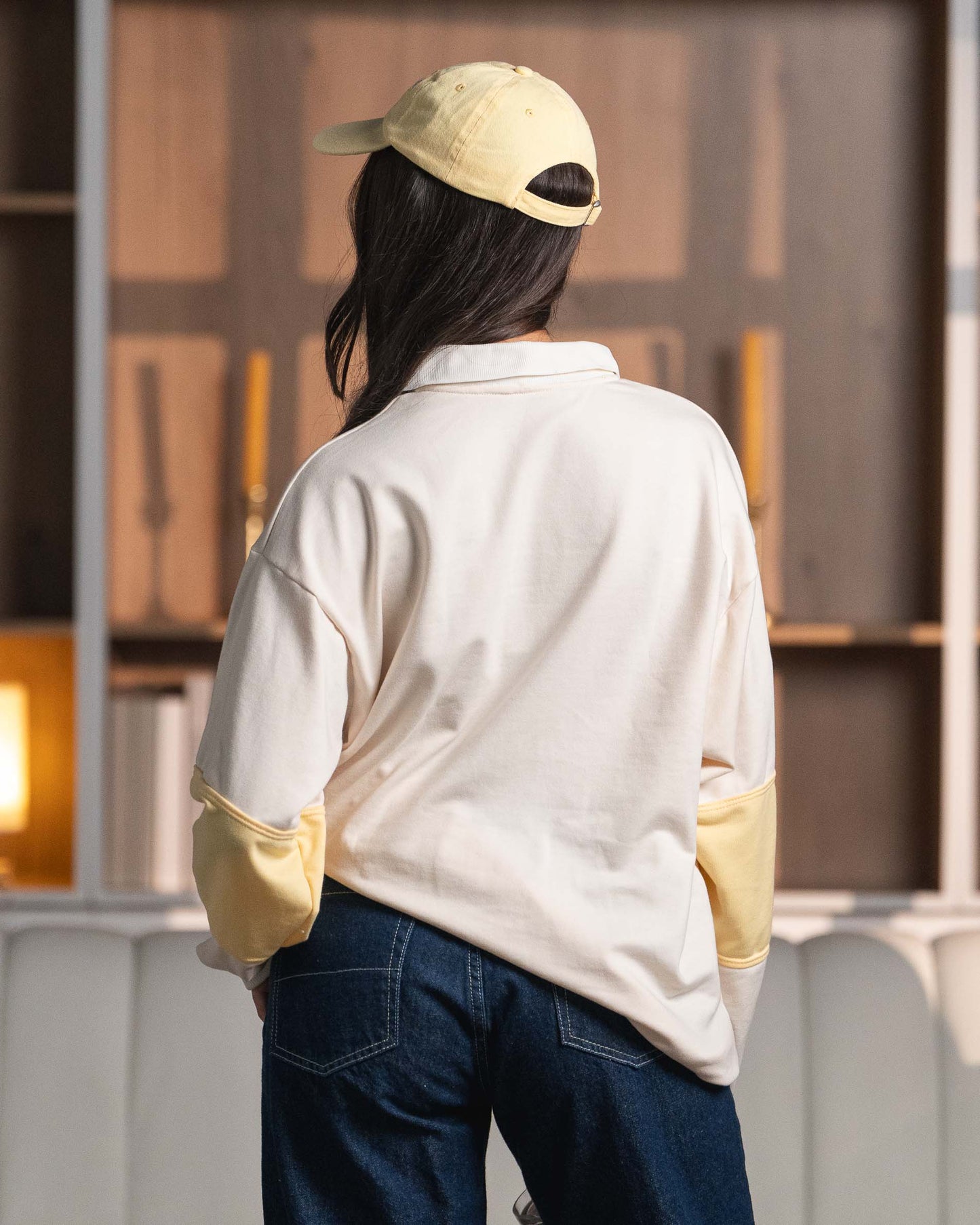Soft heart Sweatshirt Yellow