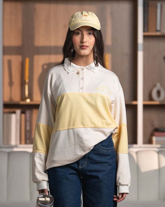 Soft heart Sweatshirt Yellow