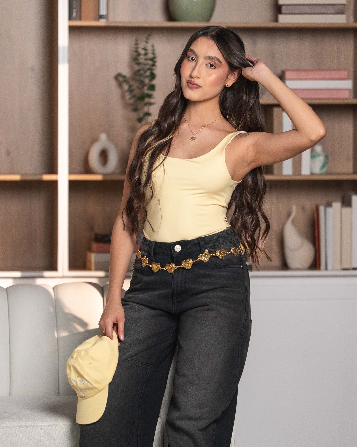 Print Bodysuit Yellow