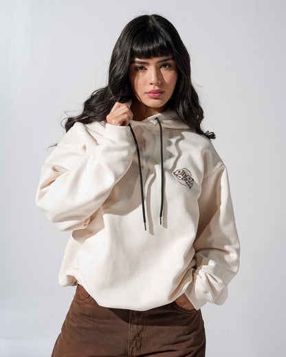 Hoodie Dados Marfil