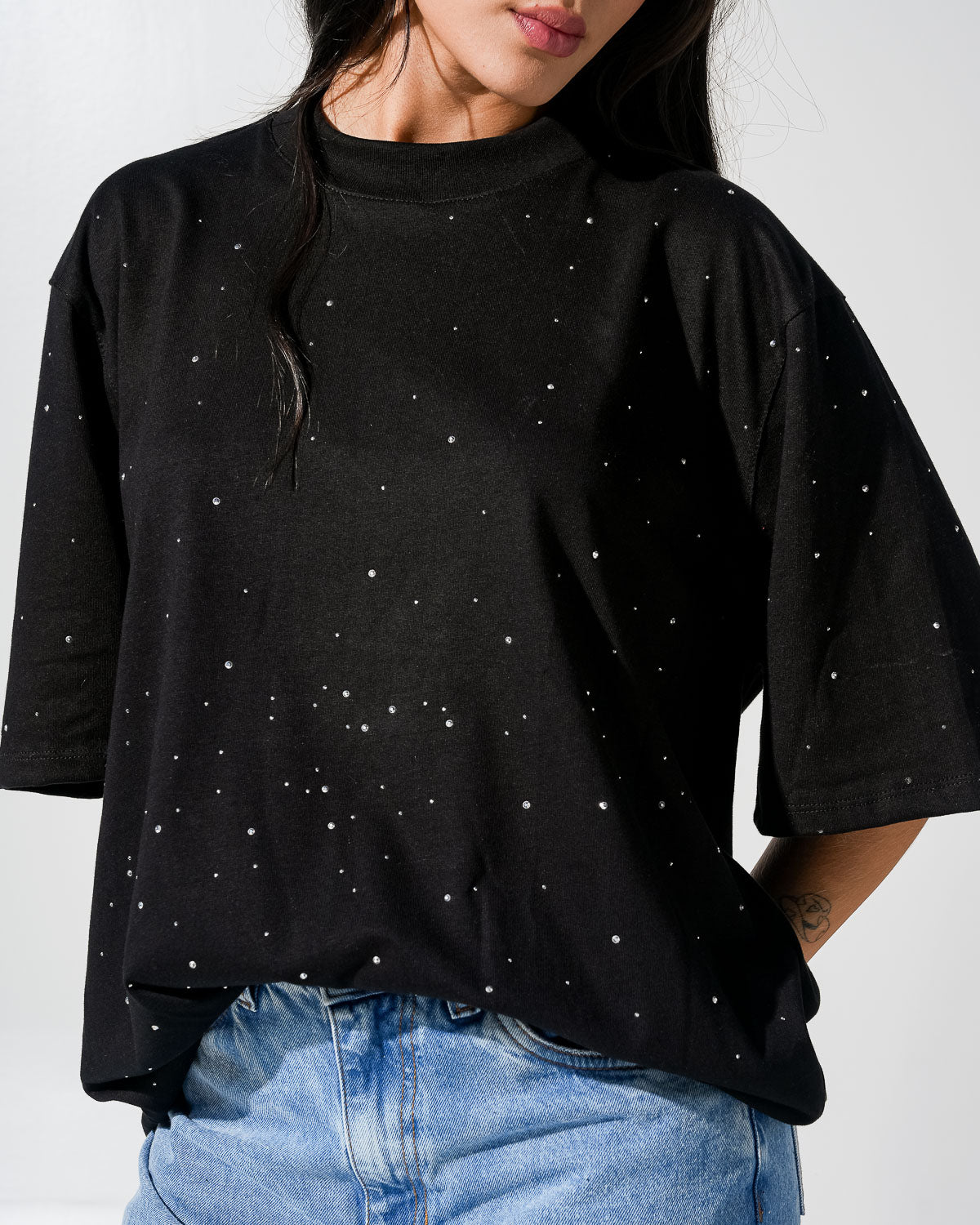 Oversize Crystal Black
