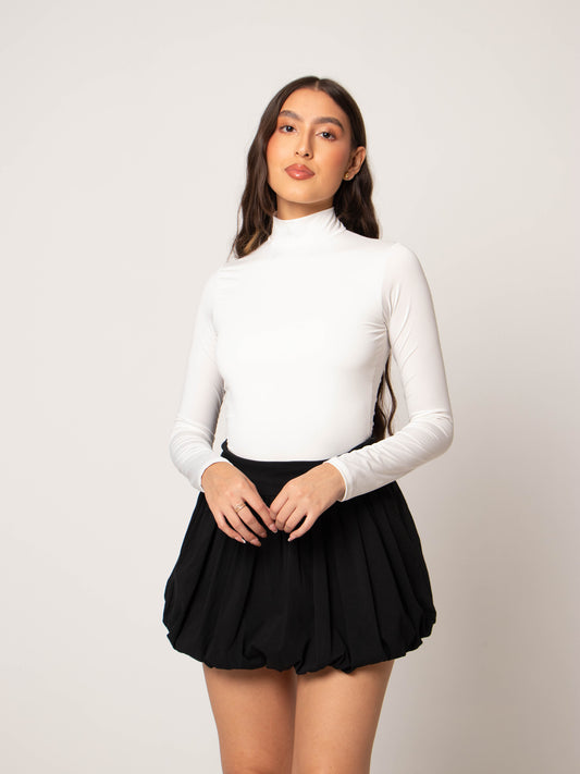 Body Básico Escote Beige
